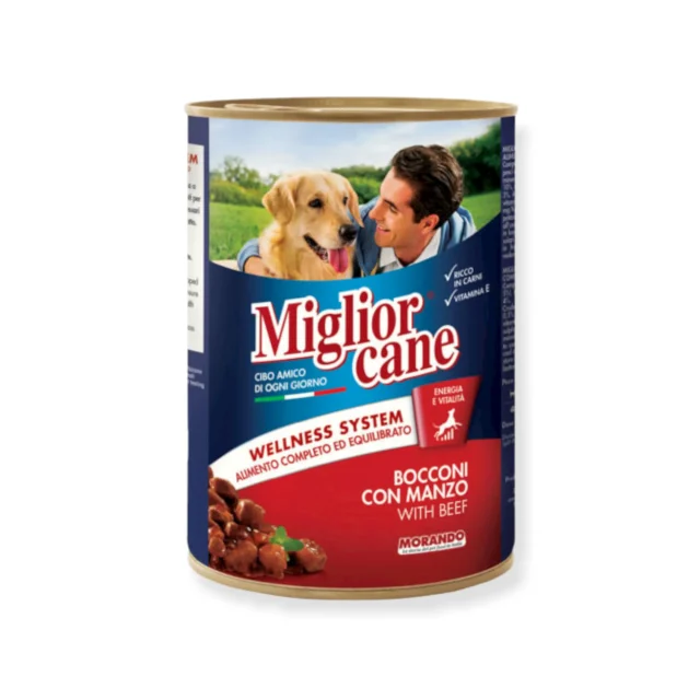 Miglior Cane Κονσέρβα Σκύλου Με Μοσχάρι 405gr