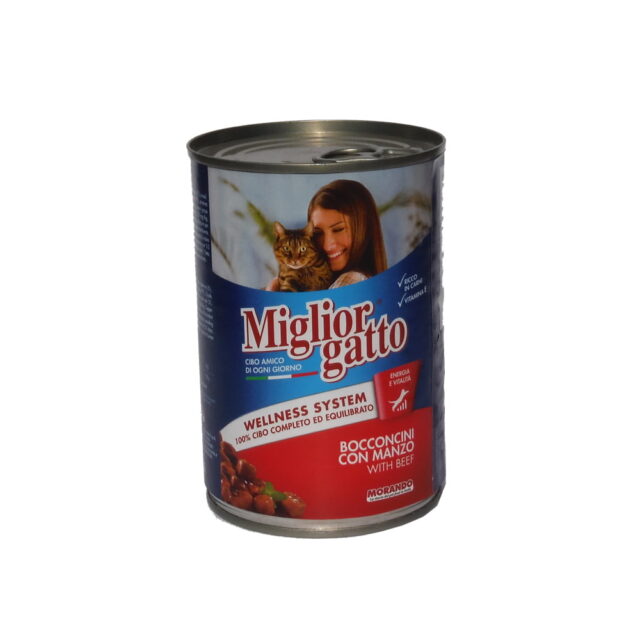 Miglior Gatto Κονσέρβα Γάτας Μοσχάρι 405gr